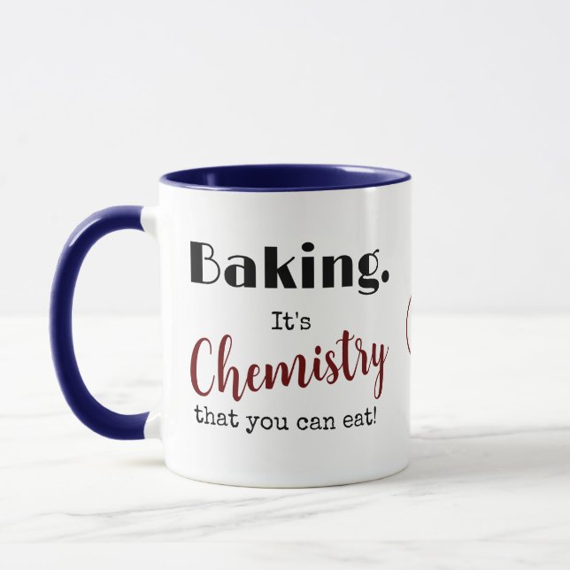 Caneca Custa-te a cozinhar É a Monograma de Química (Esquerda)