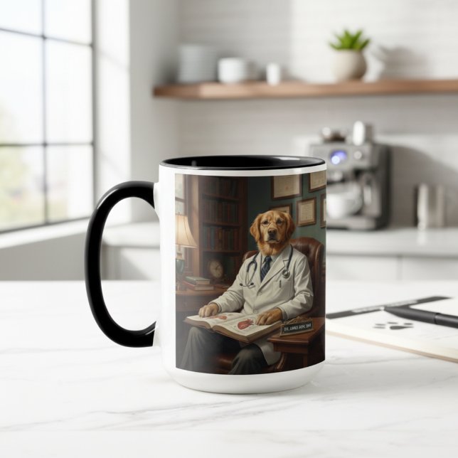 Caneca Custom 15oz Dog Pro Mug - Add Your Photo or Logo (Criador carregado)