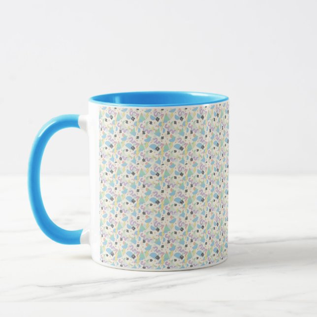 Caneca Custom All-Over Print Geometric Pattern Coffee Mug (Esquerda)