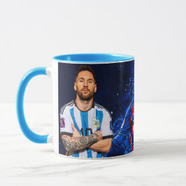 Caneca Custom Argentina Jersey Mug – Number 10 Football C