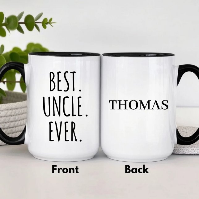Caneca Custom Best Uncle Ever  (Criador carregado)
