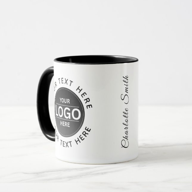Caneca Custom Business Brand Logo (Frente Esquerda)