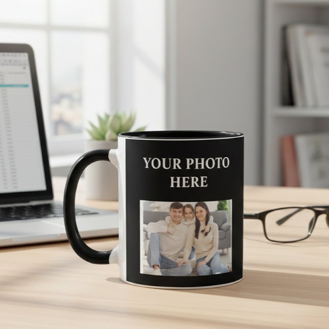 Caneca Custom Family Photo Mug (Criador carregado)