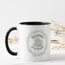 Caneca Custom Grandma "My First Valentine" Illustration C