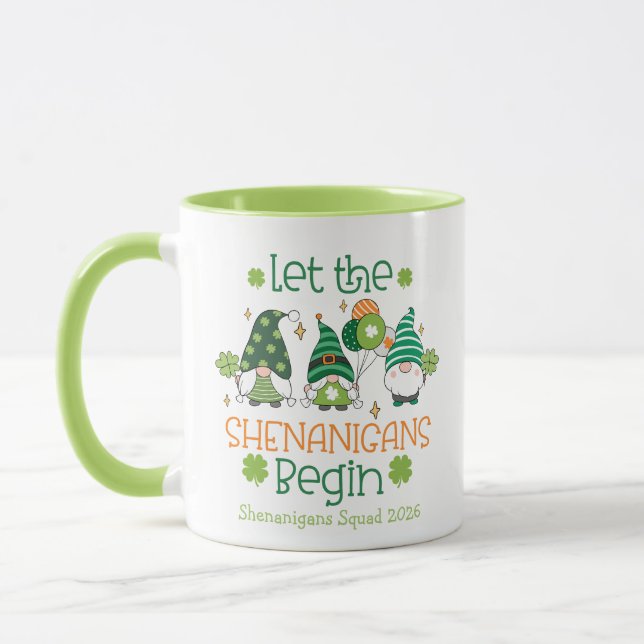 Caneca Custom Let the Shenanigans Begin Gnomes  (Esquerda)