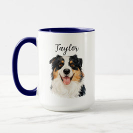 Caneca Custom Pet from Photo & Name – Personalized Dog