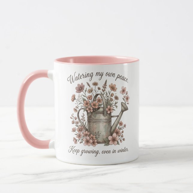 Caneca Custom Vintage Floral Botanical (Esquerda)