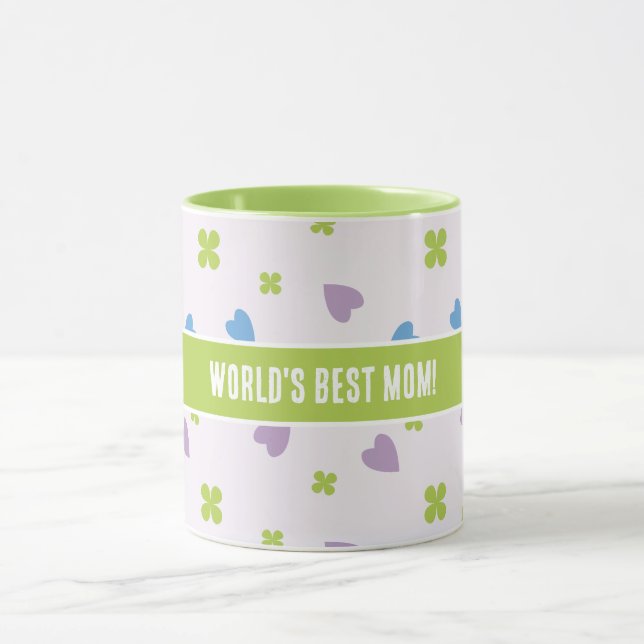 Caneca Custom World's Best  Mom! Mug (Centro)