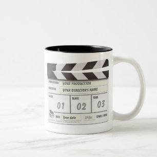 Caneca Customisable de Clapperboard
