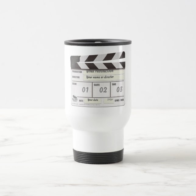 Caneca Customisable do lugar de Clapperboard (Centro)