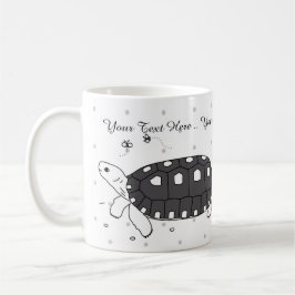 Caneca customizável da tartaruga de Redfoot