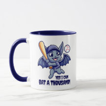 Cute Bat Engraçado, sim, eu posso bater mil!