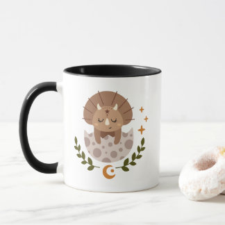 Caneca Cute Boho Dinosaur Coffee Mug for Kids