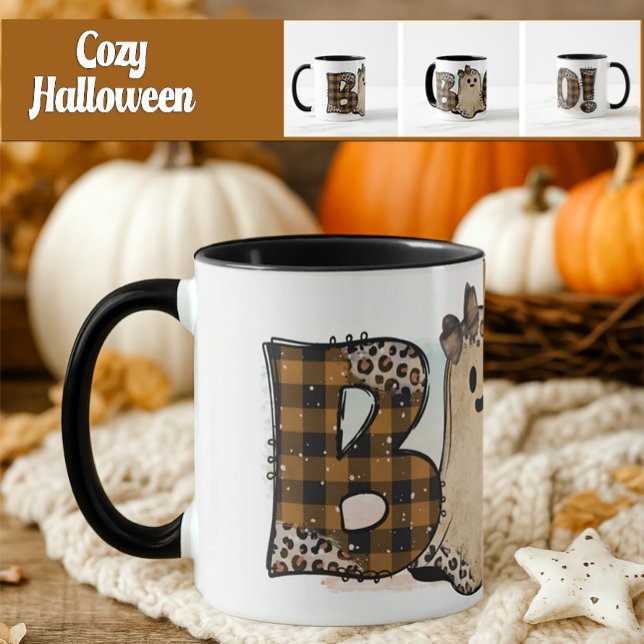 Caneca Cute Boo Dia das Bruxas (Cozy Halloween Mug)
