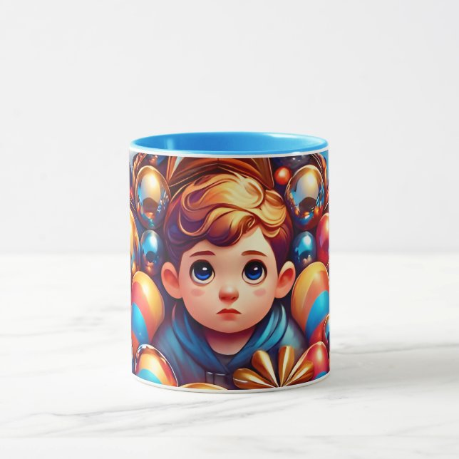 Caneca CUTE BOY e baubles ~ Mug (Centro)