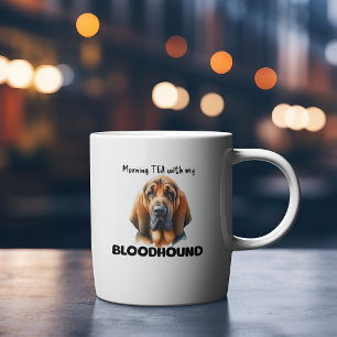 Caneca Cute  Browns Chá da Manhã Bloodhound