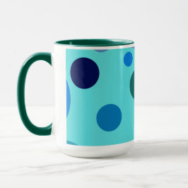 Caneca Cute Bubble design with Customizable Name Initial