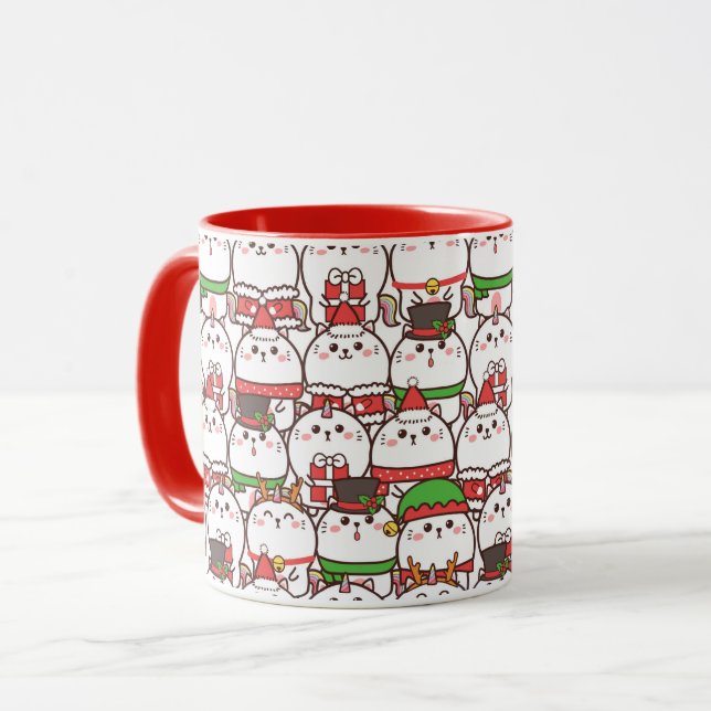 Caneca Cute Christmas  Mug (Frente Esquerda)