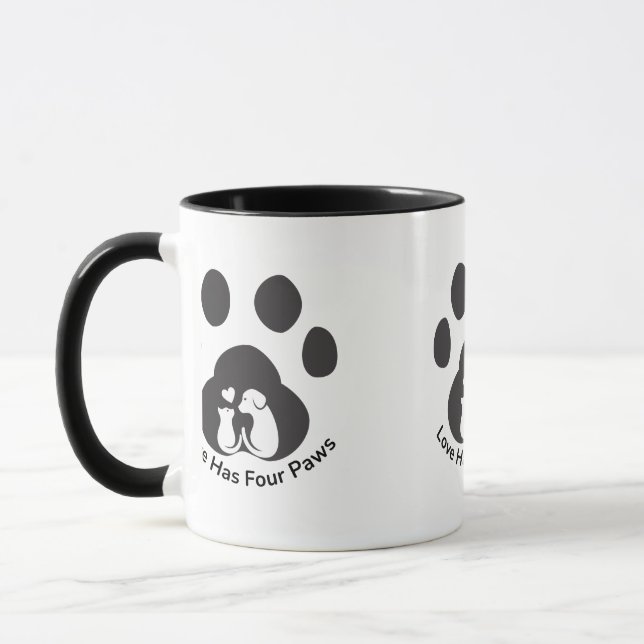 Caneca Cute Dog Love Mug (Esquerda)