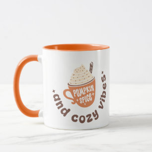 Caneca Cute Fall Pumpkin Spice e vibrações aconchegantes 