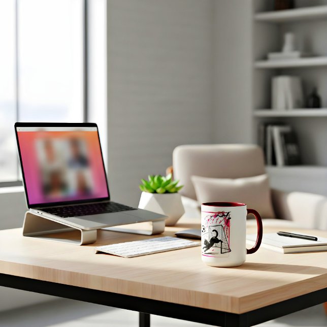 Caneca Cute Gift for Cat Lovers & Football Fans (Criador carregado)