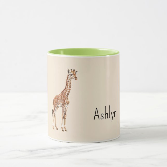Caneca Cute Giraffe Animal (Centro)