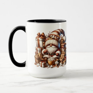 Caneca Cute GnomeI Presents And Grapes