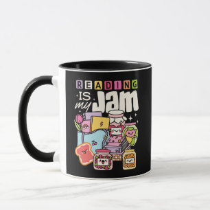 Caneca Cute Kawaii Leitura É Minha Paixão Livro Pastel