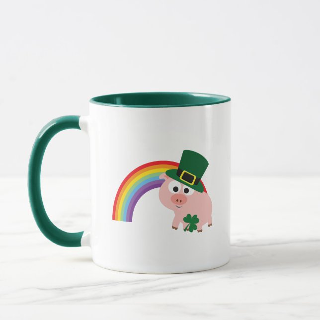 Caneca Cute Leprechaun Pig (Esquerda)