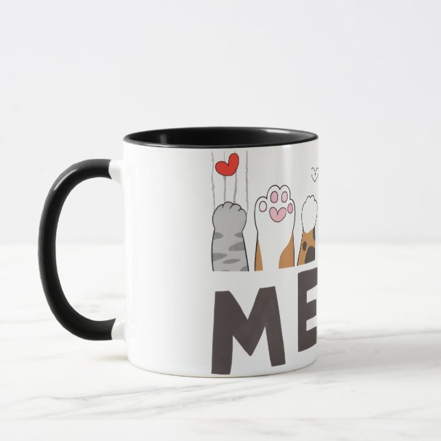 Caneca Cute Pet Paw Love Mug (Esquerda)