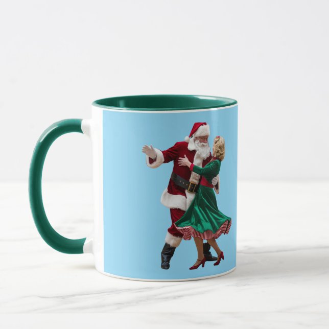 Caneca Cute Santa Dancing (Esquerda)