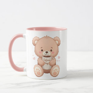 Caneca Cute Teddy Bear "Caffeine Hug"