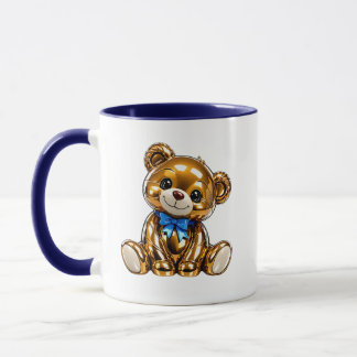 Caneca Cute Teddy Bear Illustration