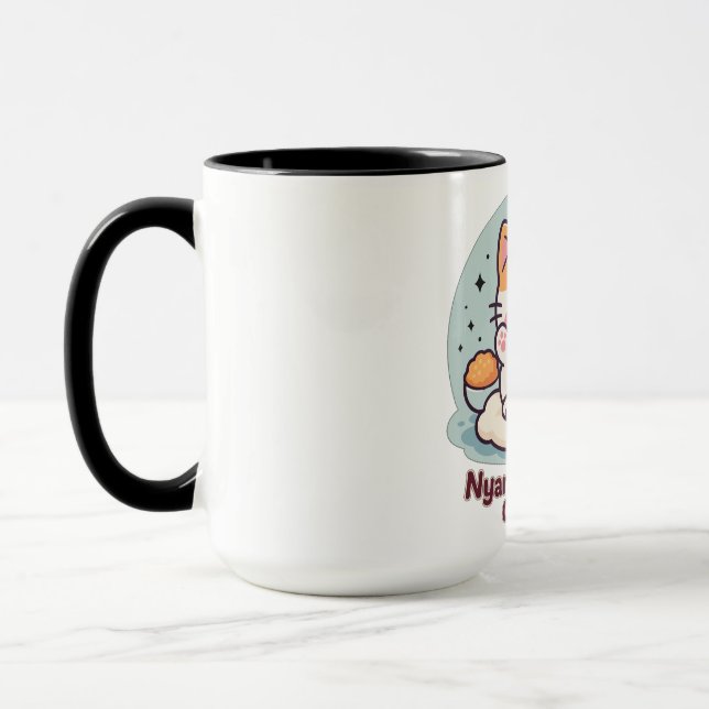 Caneca Cutensidade Acreditável Nyan - Gato Kawaii Cute (Esquerda)