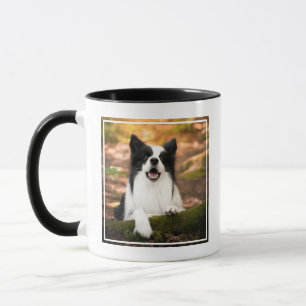 Caneca Cutest Baby Animals Black & White Border Collie