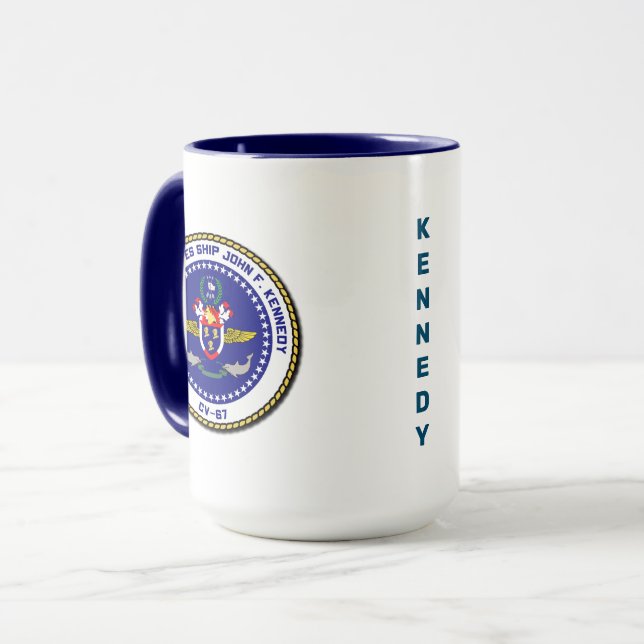 CANECA CV-67 USS JOHN F. KENNEDY (Frente Esquerda)