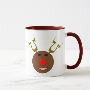 Caneca Cyber Christmas Reindeer Mug