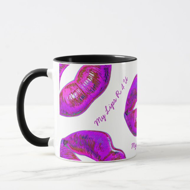 Caneca Cyber Venus Lábios - Meus Lábios São 4 U. Multipli (Esquerda)