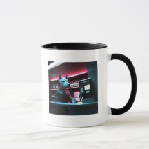 Cyberpunk Dog Barista AI Gera Arte