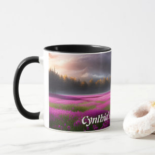 Caneca Cynthia's Morning Tea Personalizável