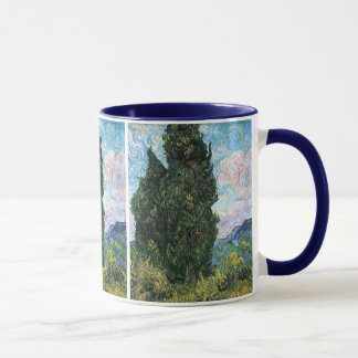 Caneca Cyprestes, Vincent van Gogh Fine Art