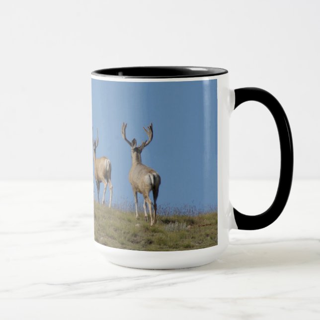 Caneca D9 Cervos Mula Machos em Veludo (Direita)