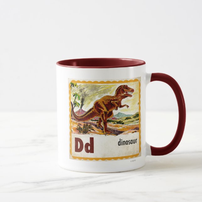 Caneca D é para Dinossauro (Direita)