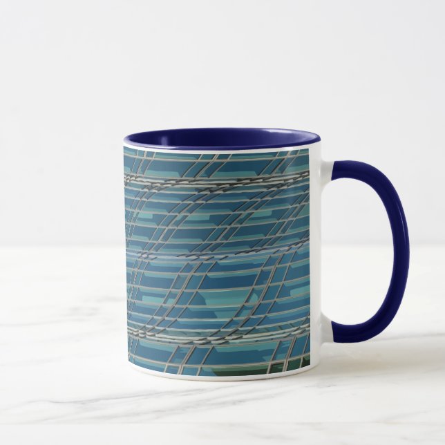 Caneca da abstracção da janela (Direita)