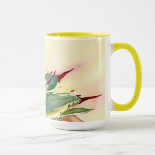 Caneca da aguarela da agave por Debra Lee Baldwin