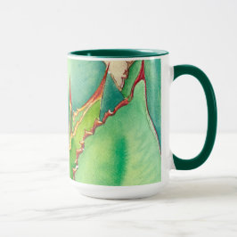 Caneca da aguarela da agave por Debra Lee Baldwin