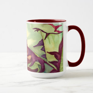 Caneca da aguarela da agave por Debra Lee Baldwin