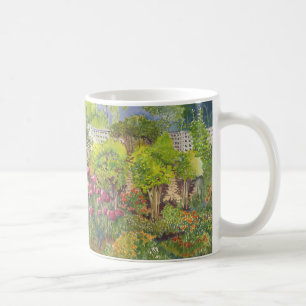 Caneca da aguarela do jardim de Jane Austen