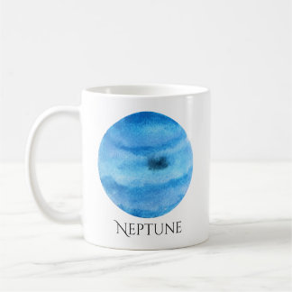 Caneca da aguarela do planeta de Netuno
