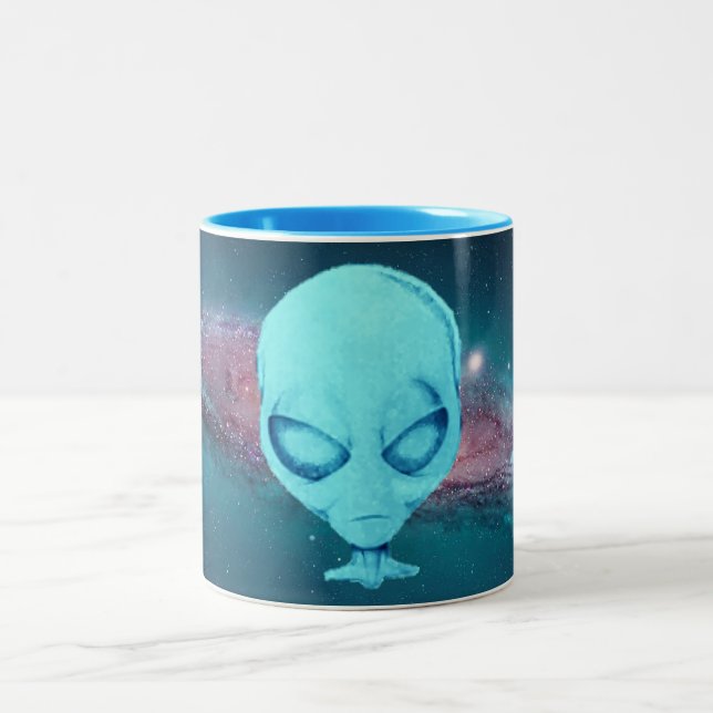 Caneca da alienígena da cerceta de Alienwear (Centro)